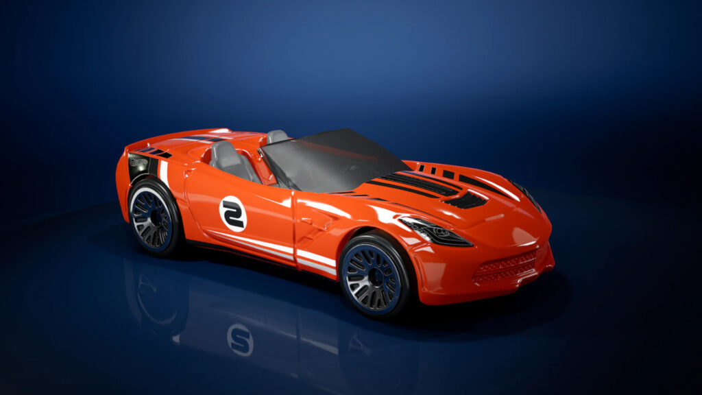 Hot Wheels Unleashed Chevrolet Corvette Stingray Convertible 2014