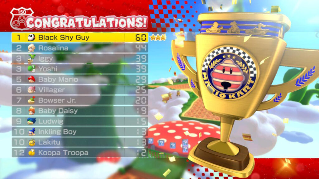 Mario Kart 8 Deluxe Booster Course Pass Trophy award
