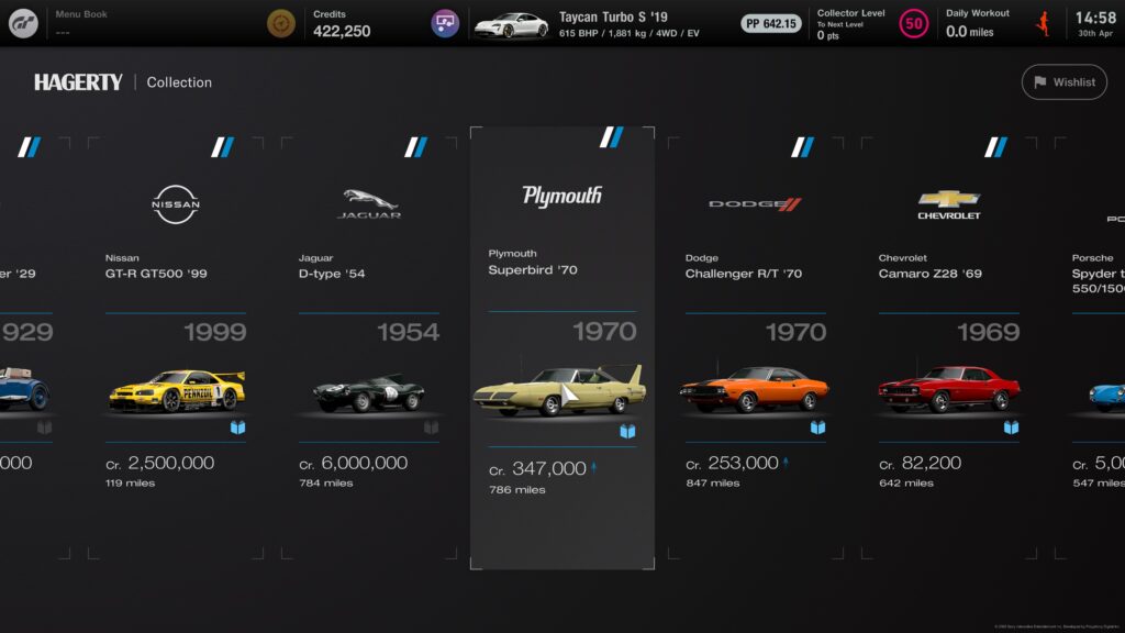 Gran Turismo 7 Legend Cars Today