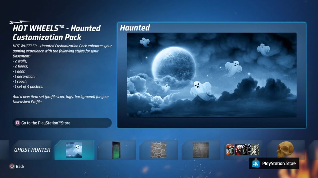 HOT WHEELS UNLEASHED Haunted Customization Pack
