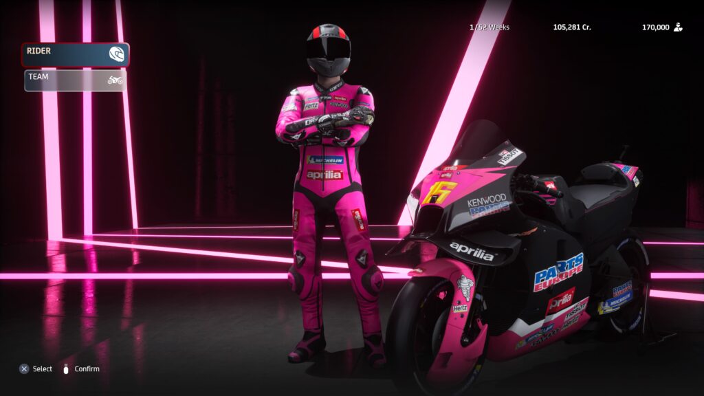 MotoGP 22 career mode
