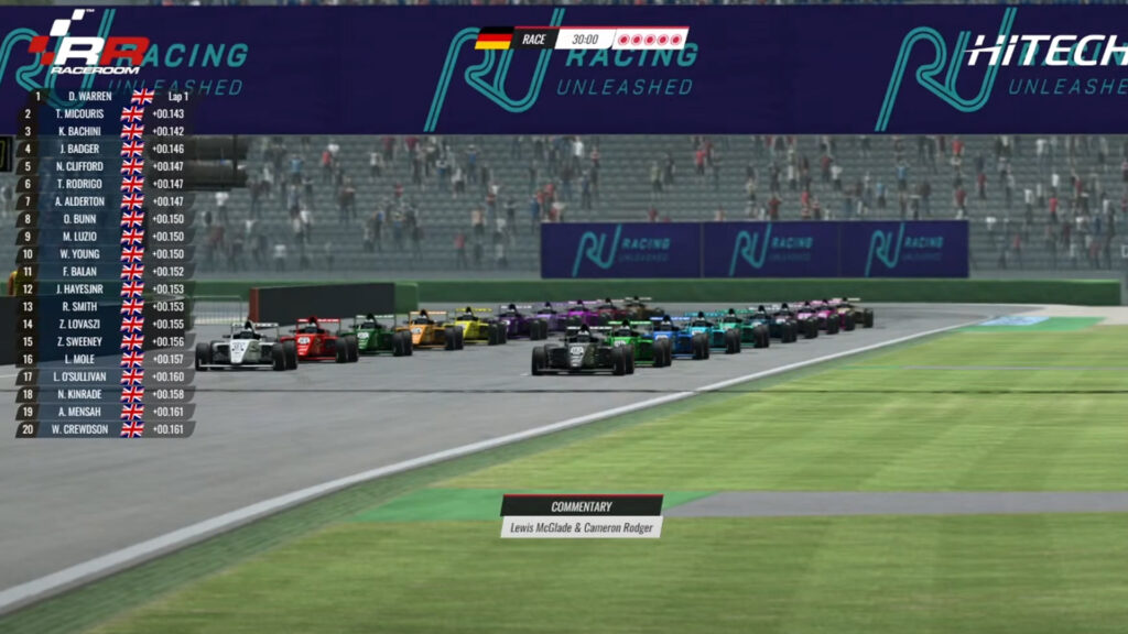 ROKiT Racing Star F4, Hockenkeim boys race start