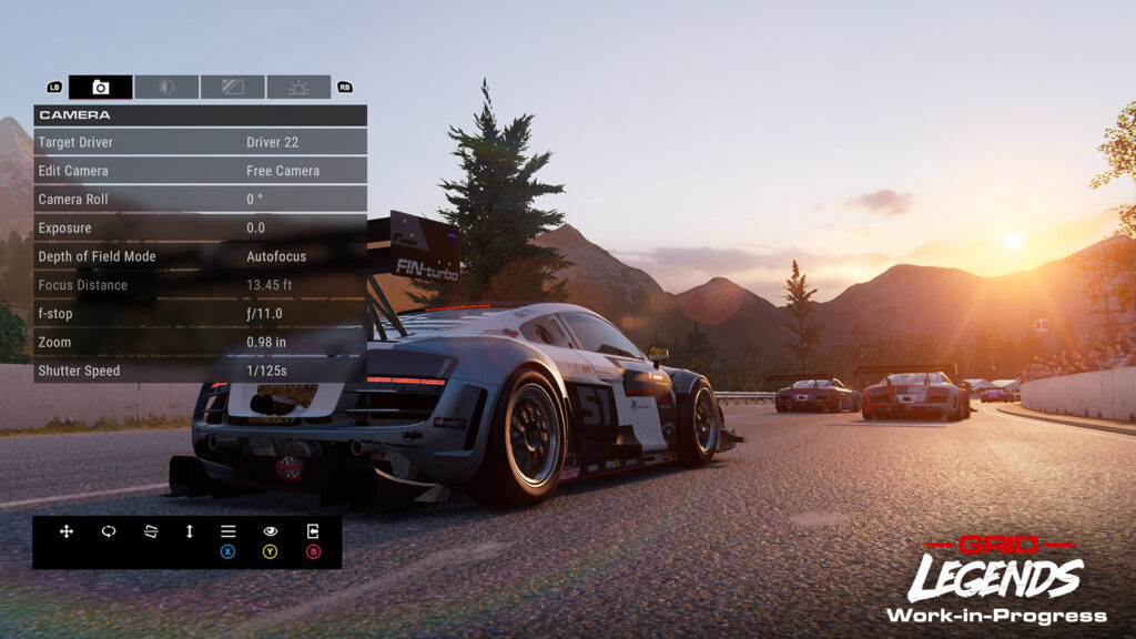 GRID Legends photo mode