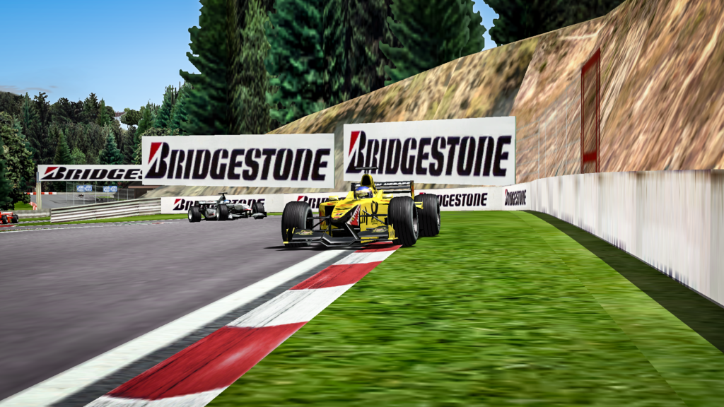 Geoff Crammond's Grand Prix 4, Spa-Francorchamps, Bus Stop, Jordan