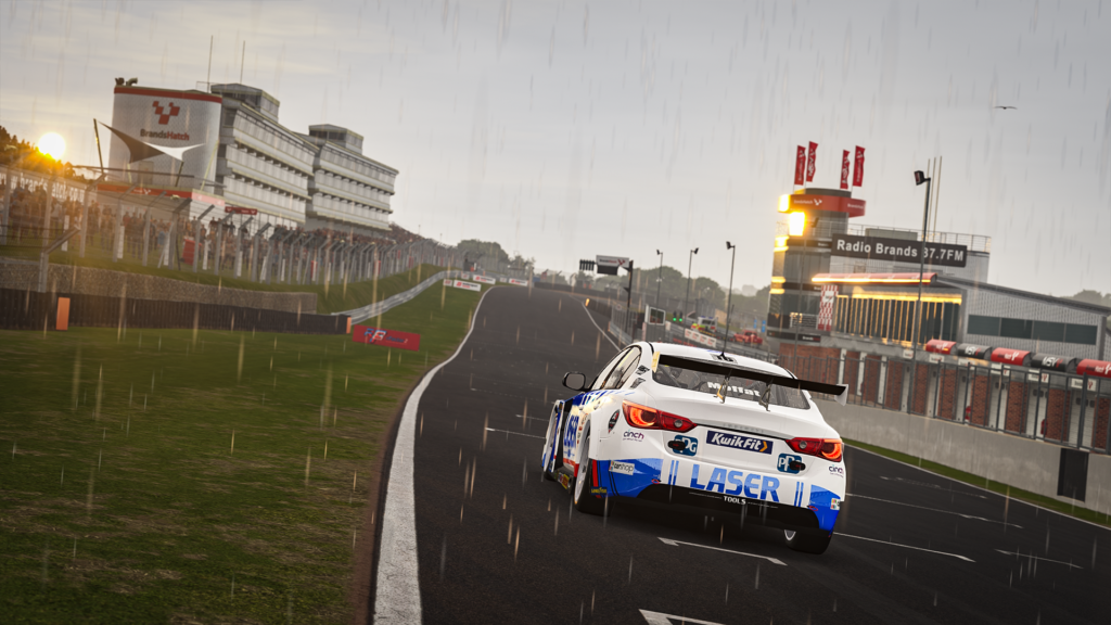 Infiniti Q50, Toyota Corolla GR Sport, BTCC,rFactor 2, Brands Hatch Indy, Donington Park GP 24