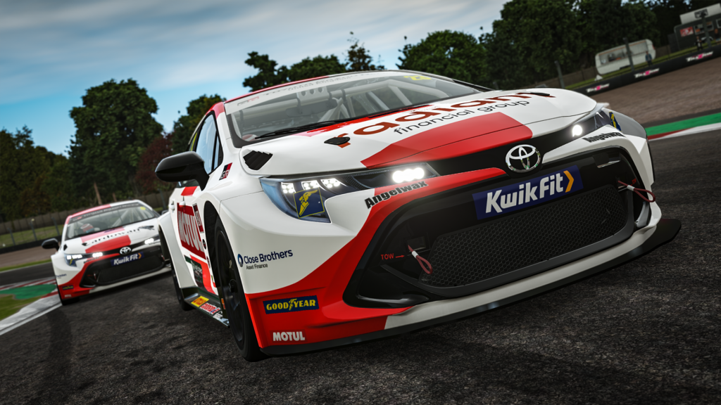 Infiniti Q50, Toyota Corolla GR Sport, BTCC,rFactor 2, Brands Hatch Indy, Donington Park GP 24