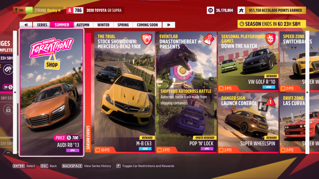 Forza Horizon 5 SERIES 8 WET SEASON #FORZATHON SHOP