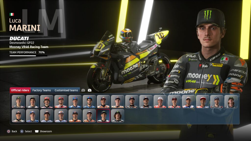 MotoGP 22 Mooney VR46 Racing Team