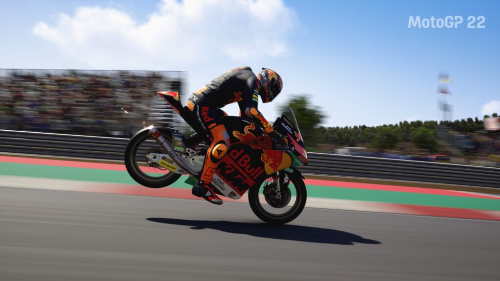 MotoGP 22 Moto3 stoppie