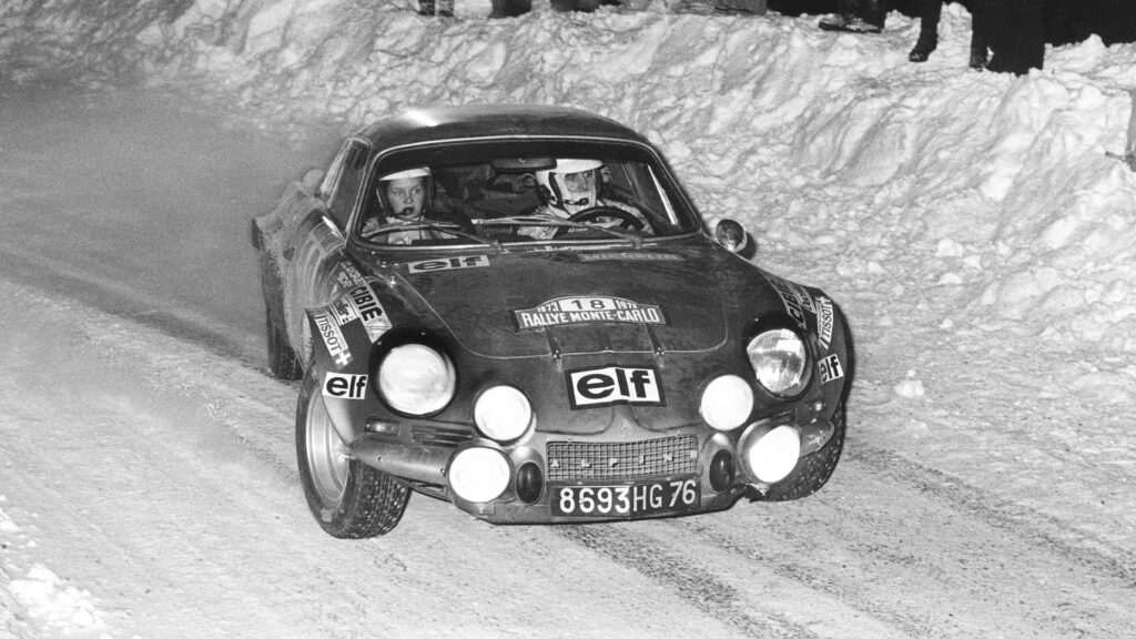 1973 World Rally Championship, Monte Carlo Rally, Jean-Claude Andruet, Alpine-Renault A110 - LAT, Motorsport Images