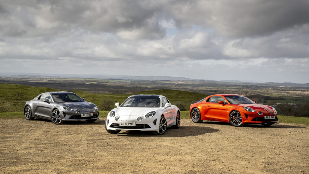 Alpine A110 2022 range