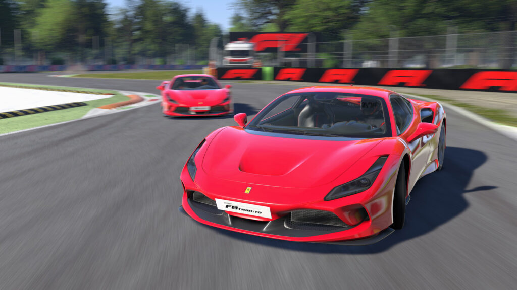 F1 22 jeu Ferrari F8 Tributo