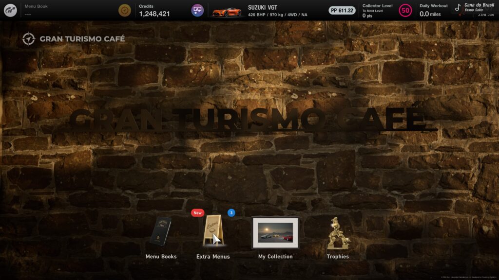 hree Extra Café Menu Books with a new structure
