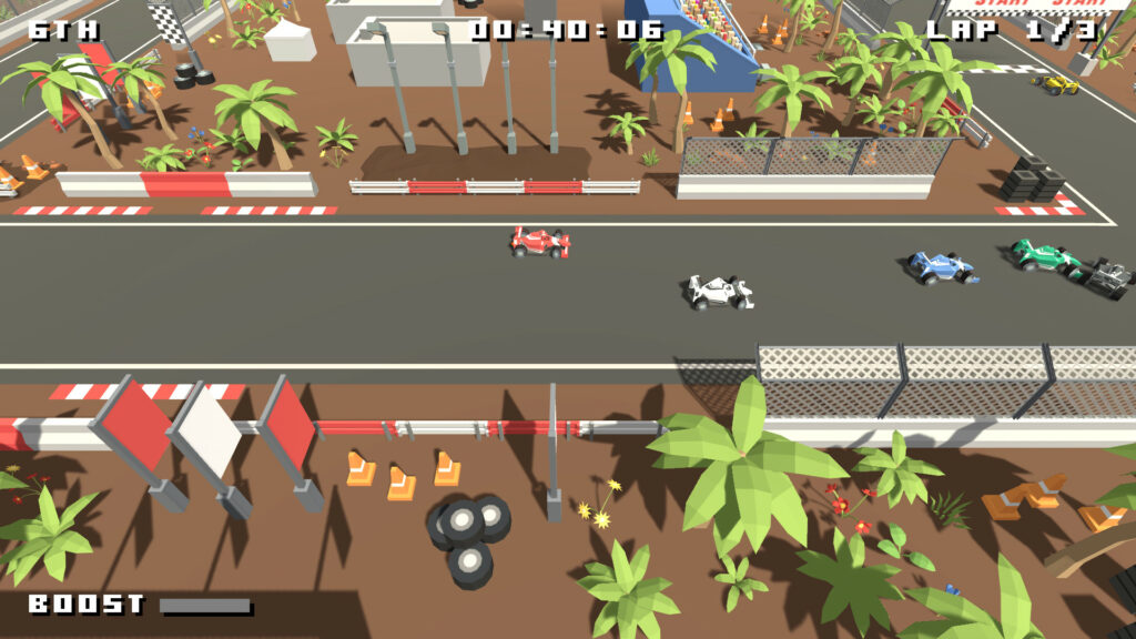 Der Low-Poly-Arcade-Racer Formula Bit Racing DX erscheint diesen Monat für Konsolen